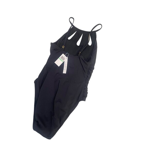 Bleu Rod Beattie Get The Look Hi-Neck Mio One Piece Swimsuit NWT size 8 - Picture 4 of 5